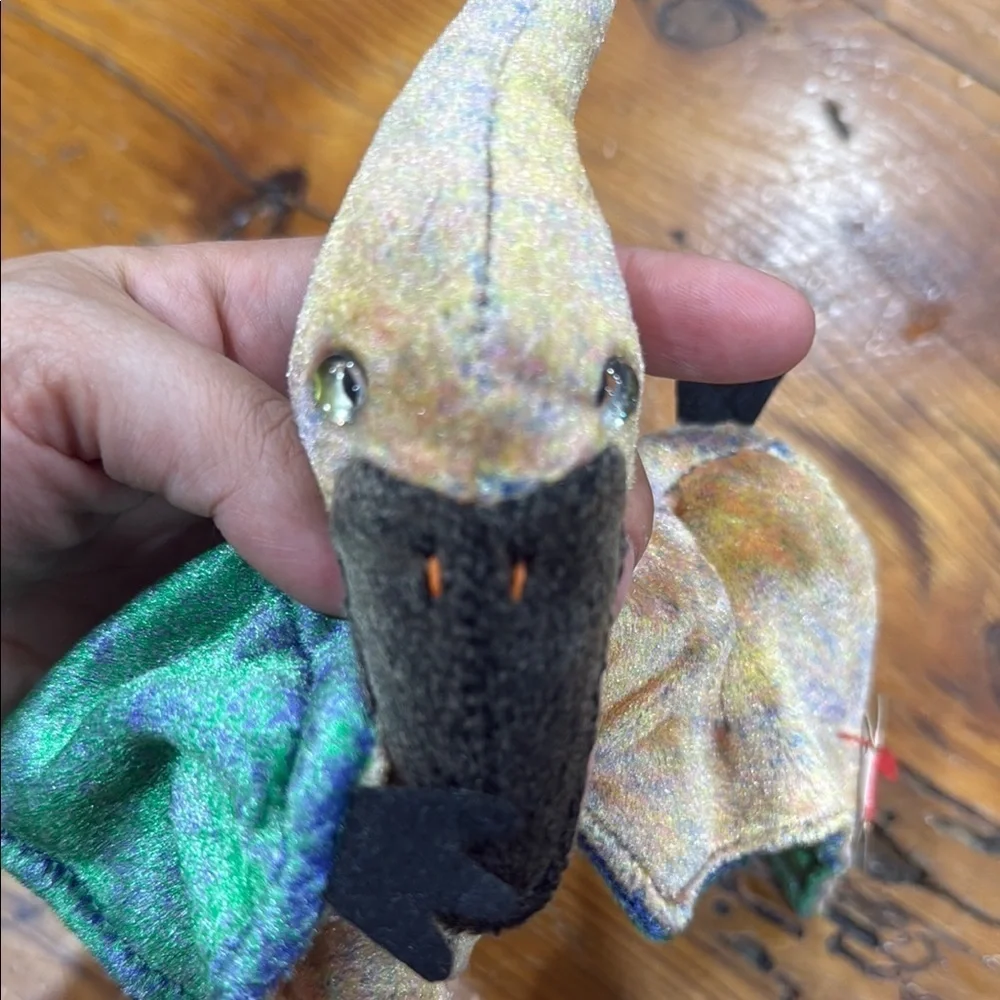 Ty Beanie Baby Swoop The Pterodactyl Mint Pellets